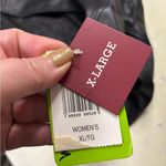 Sam Edelman  Womens Faux Leather Jacket Size XL Black Asymmetrical Zip Moto NEW Photo 7