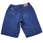 Jordache Vintage Size 32 High Rise Mom Jean Shorts Dark Wash Baggy Relaxed Photo 1