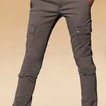 7 For All Mankind Brown Skinny Utility Pants Photo 0