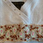 Light Blue Embellished Casmere Top Size XS Photo 2