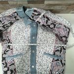 BLANK NYC Anthropologie Reversible Patchwork Denim cotton Jean Jacket XS fits M Photo 15