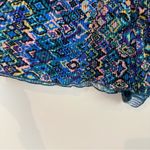 VICI | Colorful Patterned Tie Waisted Pleated Shorts Size Medium NWT Photo 3