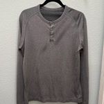 Lululemon athletica Long Sleeve Gray Tee Size M Photo 0