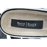 White House | Black Market Ashton Leather Ankle Strap Wedge Heel Sandals Chain 9 Photo 14