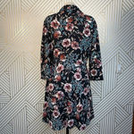 Lulus Such a Beauty Black Floral Button-Up Dress Photo 7