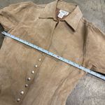 American Vintage Vintage 100% leather y2k studded button jacket Photo 2