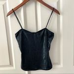 SheIn crocodile embossed black cami top Photo 4