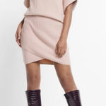 EXPRESS Y2k  Elegant Pink Knit Dress size s Photo 0