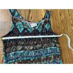 Vintage Hilo Hattie Hawaiian Sundress Women's‎ Medium Tropical Beach Midi EUC Blue Photo 5