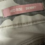 Jag jeans Camo Mid Rise Gold Tuxedo Stripe Skinny Crop Pants Cotton Blend Size 6 Photo 12