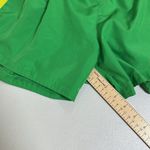 Nike  Women’s Size Large Green and Yellow Lightweight Performance Shorts Photo 6