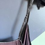 Kiki de Montparnasse Modal Blend Wrap Teddy w/ Black Silk Trim, Sz XS Purple Photo 5