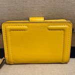 Coach  SoHo Campbell Small Buckle Yellow Leather Wallet Photo 2
