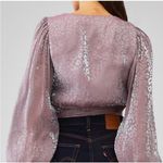 Show Me Your Mumu  Joplin Iridescent Wrap Blouse Top Photo 2