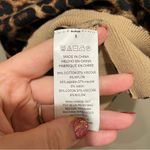 Michael Michael Kors Leopard Print Short Sleeve Sweater Brown Women’s Size XL Photo 6