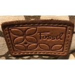 Fossil  Key Per Floral Coated Canvas Shoulder Bag Purse Tote Weekend Beach Travel Photo 8