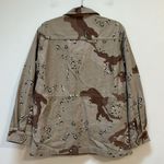 Aritzia TNA Camouflage Army Jacket Tan Desert‎ Camo Utility Shacket Size Small Brown Photo 6