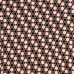 Cocomo Retro Circle Print Top Womens Large Pink Brown Geometric Y2K Ring Detail Photo 5