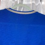 Lilly Pulitzer  Size M Vibrant Blue Long Sleeve Tunic Photo 8