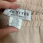 Vintage Cream Satin Flowy Ballerina Maxi Skirt Medium Coquette‎ Feminine Cottage Pink Photo 4