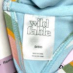 Wild Fable Women's Underwire Multicolor Lurex Stripe Bikini Top Size D/DD NEW! Photo 10