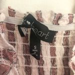 Derek Heart Striped Tank Top Crop Top with Ruched Back Photo 3