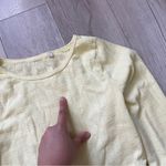 Form Pointelle Tshirt long sleeve crop womens Yellow (large) Photo 6