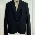 Cue Australia Blazer US Size Small Black Preppy Officecore Dark Academia Photo 0