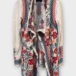 Johnny Was  Resso Embroidered Wrap Cardigan Sweater Size XS Photo 2