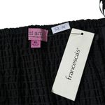Mi Ami Black Francescas Crop Top Women's Blouse Size XL NWT | 57 Photo 4