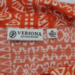 Versona Button Up Front Tie Top Photo 4
