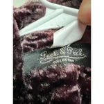 Peck & Peck Peck &‎ Peck Collection Purple Fully Lined Faux Fur Feel Quilted Look Jacket Photo 7