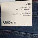 Gap New Authentic Real Straight Jeans Photo 3