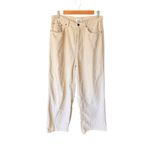 Urban Outfitters  - High & Wide Corduroy  Cream Y2K Grunge Wide Leg Pants Sz 31 Photo 1