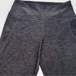 H&M Sport Women's Cropped Space Dyed Black Legging-Size S Photo 2