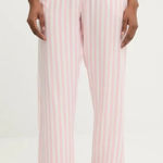 Victoria's Secret  Pink and White Striped Pajama pants Photo 0