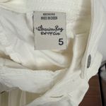 American Rag Womens White Denim Shorts Size 5 Button Fly Pockets Casual Photo 3