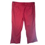 Vineyard Vines High Rise Straight Crop 26" Watermelon Color Size 30 Travel Wear Photo 3