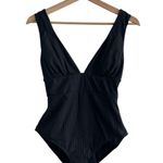 ANDIE Swim The Mykonos Ribbed One Piece in Black S NWT Photo 3