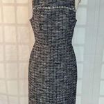J.Crew  navy sleeveless tweed sheath dress size 6 Photo 0