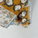 Joie  Silky Chiffon Multicolor‎ Handkerchief Print V Neck Tank Top Photo 3