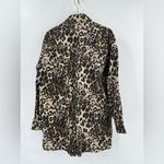Mable leopard print denim romper size small NWT Tan Photo 3