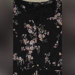 Ever New Melbourne Floral Ruffle Long Sleeve Elastic Waist Dress Size Large 12 Black Photo 3