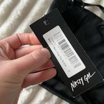 Nasty Gal NWT Black Satin Top Photo 2