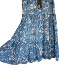 Sophie & Trey NWT  Floral Blue Dress Size Medium Photo 1