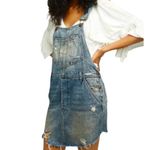Free People NWT Baxter Denim Overall Dress Grunge Blue Size Small Photo 2