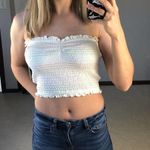 Abound : Rainbow Smocked Tube Top Crop Top Photo 0