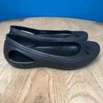 Crocs  Kadee Black Ballet Flats Slip On Round Toe Cut Out Women’s Size 10 Photo 1