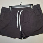 Quince  Brown Organic Stretch Cotton Ripstop Shorts With Pockets Women’s Size XL Photo 0