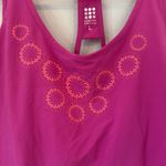 Title Nine Nimblene Tank Top Racerback Pink Built in Bra Large Photo 2